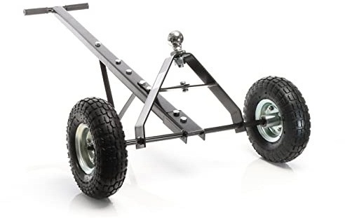 Wiltec Anhänger Rangierhilfe für Wohnwagen bis 270 kg, 110 x 72 x 30 cm, Rangierwagen mit Handgriff und Luftgummireifen