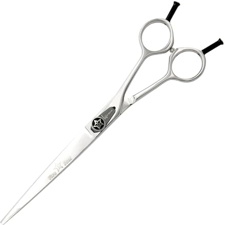 Kenchii Five Star Even Handle Dog Grooming Shears, 8.5 Inch Straight Shears, Light Weight, Heavy Duty Pet Grooming Scissor for Dogs, Cats and Other Animals