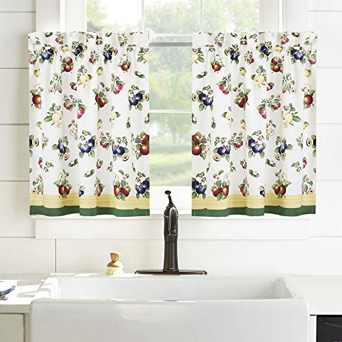 Elrene Villeroy & Boch French Garden Küchen-/Café-und Bad-Etagen-Set, Baumwolle, 30 W x 36 L (Pack of 2), 2