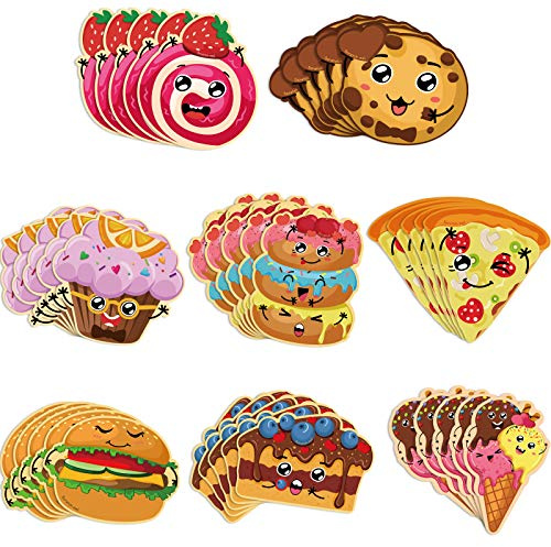 40 Pieces Valentines Day Cards Valentines Scratch and Sniff Cards for Classroom, 8 Unique Patterns and Scents Exchange Gift for School Party Supplies Favors with 40 Envelopes
