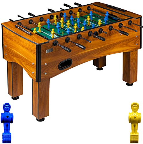 RAMROXX 40894SET Fußball Tischkicker Classic Figuren Blau Gelb 77kg