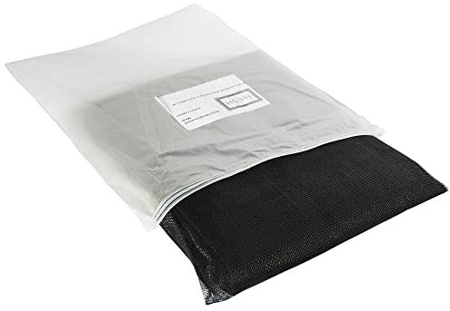 The Mesh Company Fly Screen Window Mesh 2.5m x 1.22m Roll - Durable Fiberglass Screen for Doors and Windows (Black)