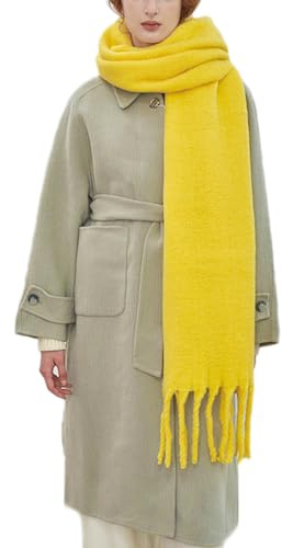 OUNIYA Damen Chunky Scarves Schal für kaltes Wetter