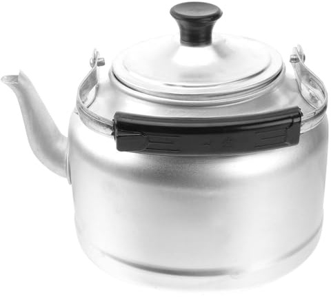 Cabilock Aluminium Wasserkocher 2L Camping Teekessel Wasserkessel Induktion Kessel Mit Griff Für Küche Gasherd Picknick Vintage Stil