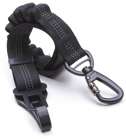 Owleys Dog Seat Belt for Car - Dog Seatbelt Harness for Car - Safety Car Leash for Dogs - Adjustable Dog Car Belt for Small Large & Medium Pets Black