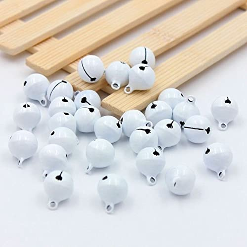 Bunte Metallglöckchen Schellen Glöckchen 14mm Metallglöckchen Glocke 50Pcs Glocken zum Basteln Glöckchen Schellen für Weihnachtsdekoration Schmuckherstellung Katzenglocke Hunde Halskette Zubehör