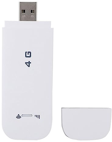 Adaptador de Red Inalámbrico USB 4G LTE Enrutador WiFi de Bolsillo Módem de Punto de Acceso Móvil Stick de Alta Velocidad, con Ranura para Tarjeta SIM, Compatible con, Mac,