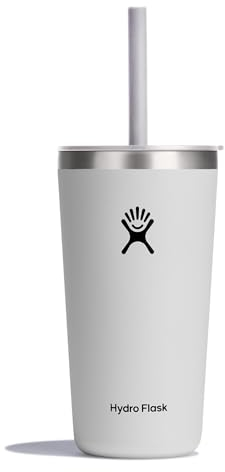 Hydro Flask 20 Oz All Around Tumbler Straw Lid White