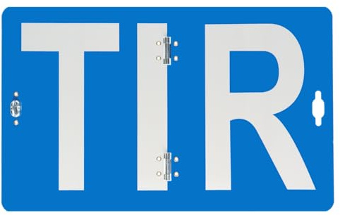 SAMETRUCK TIR Tafel Warntafel Warnschild Info Tafel Warnhinweis klappbar T.I.R. LNW NFZ Auflieger Anhänger