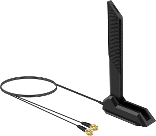 Externe WiFi 6E Tri-Band Ersatzantenne für ASUS ROG Strix B550-F B650-A Z790 B650E-I Z790-E X670E-E Z790-PRO Z690-E B760-A Z790-A Z790-Plus B650-PLUS Gaming WiFi Motherboard Slinkdsco