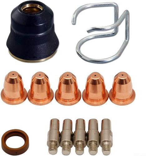 Ersatzteil-Set für S25 S45 Plasmaschneider Taschenlampe PR0110 Elektrode, PD0116 08 Spitzen