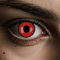Kontaktlinsen Halloween Ohne Stärke, 2 Stück(1 Paar) Rote Kontaktlinsen Farbig mit Kontaktlinsenbehälter für Vampir, Karneval Fasching Cosplay Party Festival