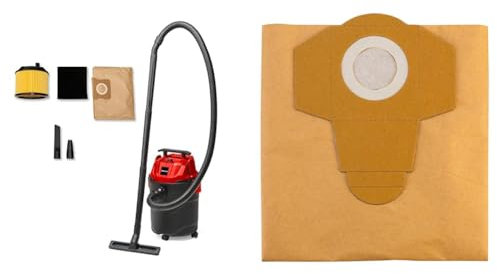 Einhell Nass-Trockensauger TC-VC 1820 (1.250 Watt, 180 mbar Saugleistung, 20 L Auffangbehälter, Blasanschluss, Tragegriff, inkl. Düsen, Filter und 6x Schmutzfangsack)