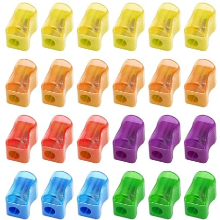 Confezione Da 24 Mini Temperamatite, Temperamatite Piccoli Colorati, Temperamatite Per Bambini, Temperamatite Manuale, Temperamatite Portatile, Adatto A Casa, Scuola, Ufficio