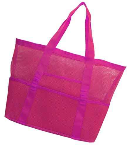 KASFDBMO Grids Strandtasche Trendige Handtasche Große Kapazität Umhängetasche Mehrere Taschen Sandspielzeugtasche Picknicktasche Strandspielzeug Aufbewahrungstasche