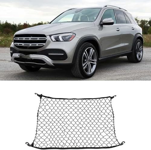 yinmeichun Gepäcknetz Auto für Mercedes Benz GLE 350 250 W167 W166 1998-2023, Kofferraum Netz -Kofferraumnetz Auto, Gepäcknetz -Kofferraumnetz -Mit Flexiblem Design - Hält Gegenstände Fest Und Sicher