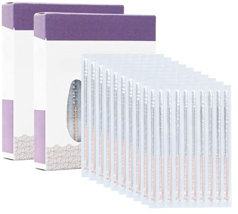 200 Aiguilles D'acupuncture, Thérapie Par Aiguilles D'acupuncture, Aiguilles D'acupuncture Des Cinq Éléments, Pour Les Praticiens D'acupuncture Et Les Professionnels De La Santé (0,30 * 40 Mm)