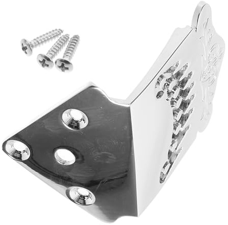 Generic Metal Mandolin Tailpiece Screws 8 String Mandolin Accessories for Easy Installation Sturdy Replacement Part