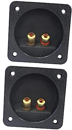 BRIGHTFUFU 2pezzi Connettori Per Casse Acustiche Morsettiera Per Altoparlanti Installazione Facile e Sicura Trasferimento Ottimale Del Segnale Accessori Per Box Audio