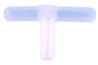 30 st plast 4 mm T-koppling akvarium luftpump slangkopplingar raka kopplingar for akvarietillbehör silikonslang(Tee)