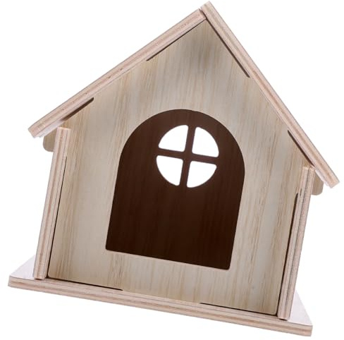 Gatuida Hamster Holzhaus Als Spielzeug Und Versteck Geeignet Für Zwerghamster Rennmäuse Und Mäuse Robustes Und Sicheres Material Für Langlebigkeit