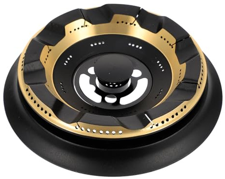 Milisten Anneau en Acier pour Cuisinière à Gaz Résistant Haute Température, Facile à Nettoyer, Accessoire Pratique pour Diffuseur de Chaleur et Couvercle de Poêle