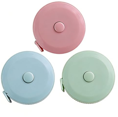 3 Stück Maßband Körper,2m Massband Körper,Körpermaßband,Schneidermaßband,Massband Kinder,Handmaß Nähen,Measuring Tape,Maßband Schneider,Messband Körpergröße,Umfangmaßband für Körpermaße,Schneidern