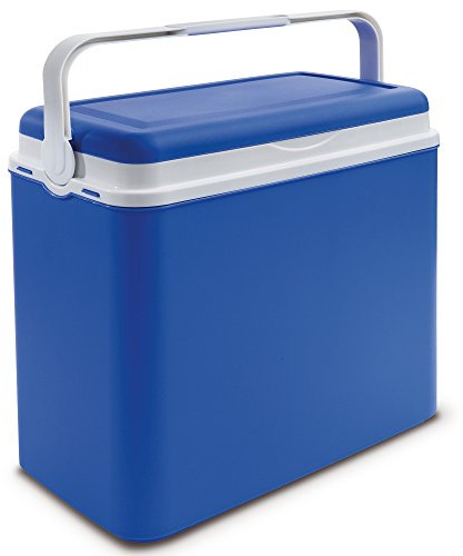 URBNLIVING 24L Cooler Box Insulated Picnic Cool Box with Carry Handle Ice Pack Divider Camping Beach BBQ Food & Drinks Storage