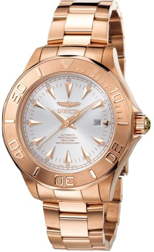 Invicta Signature 7111 Herren Uhr - Automatik Bewegung - Edelstahl mit Silbernem Zifferblatt - 47 mm