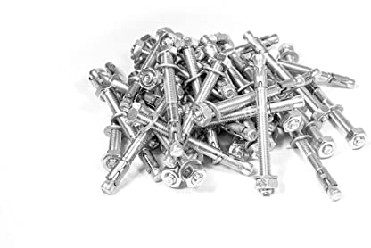 myMAW Schwerlastdübel 25 Stück Packung M10 Bolzenanker Schwerlastanker Dübel Blitzanker Anker M 10 Keilanker verzinkt