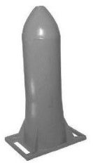 TUBO IMBUTO CARICAMENTO INSACCATI IN POLIETILENE ALIMENTARE PER INSACCARE SALUMI C/OGIVA FORO mm.25