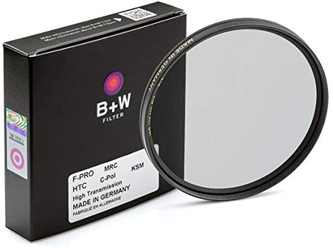 B+W Zirkularer Polarisationsfilter Käsemann (82mm, High Transmission, MRC, F-Pro, 16x vergütet, Professional)