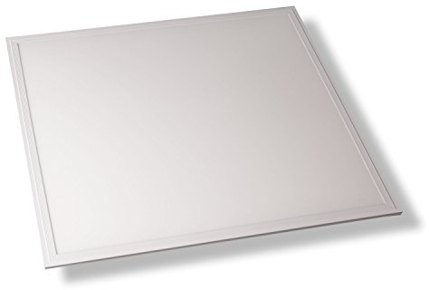 pureled LED Panel BACKLIGHT Ultraslim 60x60cm Neutralweiß 4000K 48W 4800lm Lampe Leuchte Deckenleuchte Pendelleuchte Wandleuchte inkl. Trafo und Befestigungsmaterial: Seilsystem