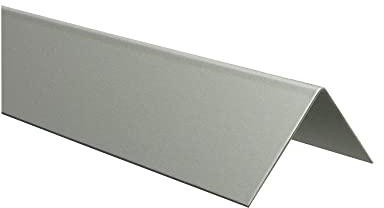 Aluminium Kantenschutz Eloxiert Winkelblech Silber Natur Winkelprofile Eckschutz 2000 Millimeter lang 1,0 Millimeter stark (50 x 30 x 1,0 Millimeter)