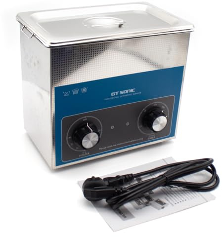 Toplionace 220V VGT-1730QT Ultraschallreiniger mit Timer und Temperatureinstellung, Edelstahlbehälter, 3L, für Die Reinigung Elektronischer Chirurgischer Teile