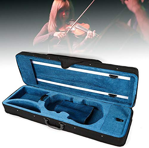 4/4 Violinenkoffer/Geigenkoffer/Geigenkasten Violine Box + 2 verstellbarer Gurt, 80X30X15cm Flanell Innenschicht