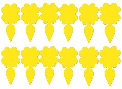 INF Gelbsticker Trauermücken bekämpfen 12er-Pack, Klebefalle gegen Schädlinge an Zimmerpflanzen