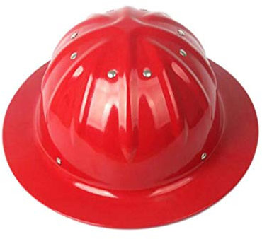 elmetto in Alluminio Resistente alla Perforazione Casco di Sicurezza a Tesa Intera elmetto da Cantiere con 8 Rivetti per Il Fissaggio Fodera Regolabile 4 Rivetti Che fissano Il Liner