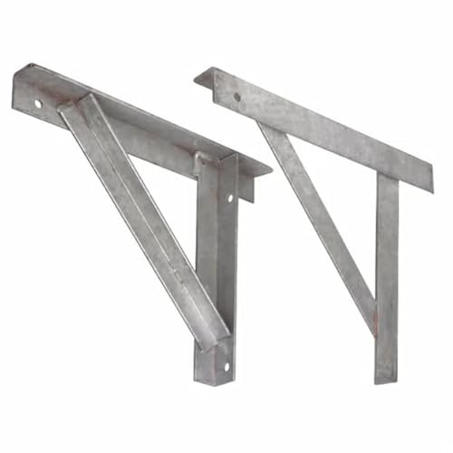 2 xHEAVY Duty Gallows Chimney Bracket Support 480MM X 50MM X 5MM Pair