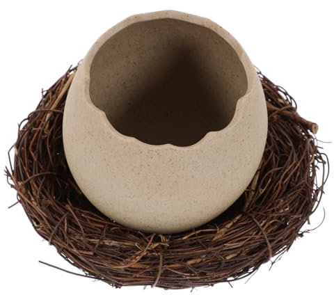 Garneck Eierschale Obstschale Vogelnest Design Keramik Salatschüssel Für Dessert Snack Display