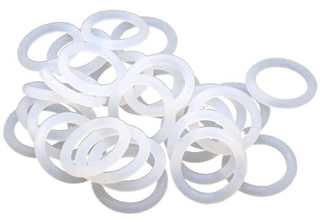 BBAUER 10Pcs Cs 3 Mm Weiße Odichtung Od 10-100 Mm Silikonnahrungsmittelabschnitt O-Ringe Siliziumhochtemperaturdichtung/Od 95Mm Id 89Mm