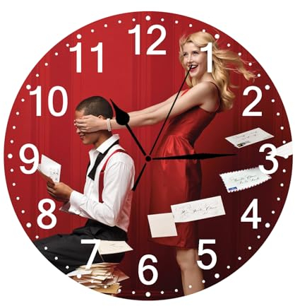 BeNsil Personalisierte Wanduhr mit Foto, Wanduhr zum Selbst Gestalten, Fotowanduhr zum Aufhängen von Geburtstagsfotos