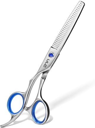 ULG Linkshänder-Haarschneideschere, Ausdünnungsschere für Haarschnitte 16,5 cm Professionelle Friseurschere Salon-Texturierungsschere aus japanischem Edelstahl