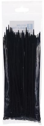 Brida - bridas de nylon de 4,8 x 450 mm en color negro, paquete de 30 unidades, ideales para fijar y organizar cables y otros artículos de manera segura