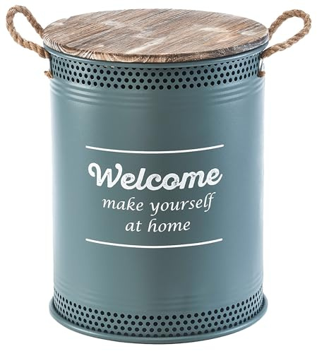 Kobolo Wäschebehälter WELCOME Gr. L 52 cm Grau