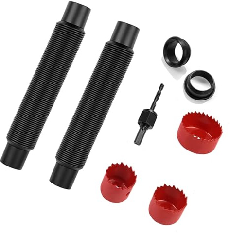 PLCPDM Set di connettori per barili di pioggia, meno installazione, adatto per orti, efficienti sistemi di irrigazione all'aperto, soluzione di irrigazione per giardinaggio domestico