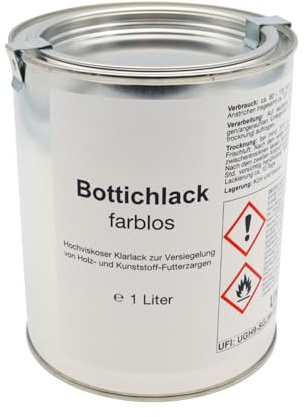 Bottichlack zur Versiegelung von Holz Futterzargen (1 Liter) für Imker Imkerei Bienenbeuten
