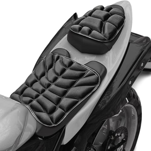 Coussin de siège moto pour Suzuki GSXS750 GSXS1000 GSXS1000F gsxs1000gt | 2 pièces Coussins moto épais amortissants, respirants antidérapants résistants à l’usure, trajets quotidiens