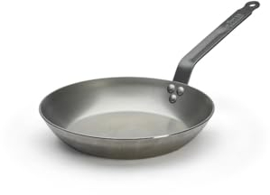 De Buyer Padella lionese Carbone Plus, diam 26 cm, 5110.26, Ferro, Grigio, 0 cm