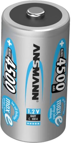 Ansmann MaxE 4500 mAh – Batteria/batteria ricaricabile (Ni-MH (NiMH), universale, C, Multicolore)